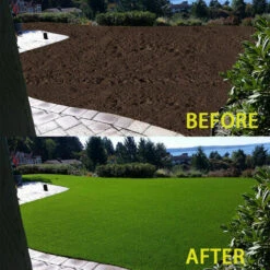 Tappetino Per Semi Di Erba Biodegradabile Stuoia Di Paglia Fertilizzante Giardino Picnic Prato Cortile Piantagione Non Coltivare Semi, Green-10m -Negozio Piante artificiali economico 89824215 3