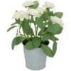 Fiori Artificiali, Vaso In Zinco, H20 Cm - Atmosphera Créateur D'intérieur -Negozio Piante artificiali economico 90566068 1