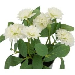 Fiori Artificiali, Vaso In Zinco, H20 Cm - Atmosphera Créateur D'intérieur -Negozio Piante artificiali economico 90566068 3