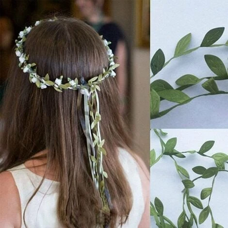 LangRay Foglie Verdi Artigianato Da Cucire, Nastro Foglia Di Vite, Fogliame Di Simulazione Foglia Finta, Verde, Usato Per Decorare La Parete Di Casa, Materiale In Tessuto, Festa Di Nozze Antica, 20 M 7 LangRay Foglie Verdi Artigianato Da Cucire, Nastro Foglia Di Vite, Fogliame Di Simulazione Foglia Finta, Verde, Usato Per Decorare La Parete Di Casa, Materiale In Tessuto, Festa Di Nozze Antica, 20 M - immagine 5