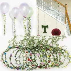 LangRay Foglie Verdi Artigianato Da Cucire, Nastro Foglia Di Vite, Fogliame Di Simulazione Foglia Finta, Verde, Usato Per Decorare La Parete Di Casa, Materiale In Tessuto, Festa Di Nozze Antica, 5M 10 LangRay Foglie Verdi Artigianato Da Cucire, Nastro Foglia Di Vite, Fogliame Di Simulazione Foglia Finta, Verde, Usato Per Decorare La Parete Di Casa, Materiale In Tessuto, Festa Di Nozze Antica, 5M -Negozio Piante artificiali economico 90785013 4