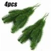 Aghi Di Pino Artificiali Rami Ghirlanda Di Piante Verdi Aghi Di Pino Finti Aghi Di Pino Verde Per Ghirlande Fai-da-te Ghirlanda Abbellimento Natalizio E Decorazione Del Giardino Domestico 4 Pezzi -Negozio Piante artificiali economico 91730305 1