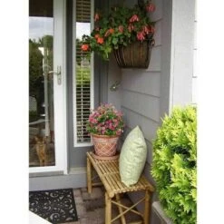 Eucalipto Bouquet Piante Vegetali Fiori Finti Fiore Artificiale 4 Pezzi Eucalipto Resistente Ai Raggi UV Per Interni Per La Decorazione Di Matrimoni All'aperto Home Office Giardino (Loto Rosso) -Negozio Piante artificiali economico 95760648 4