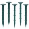 Per Giardino Per Panno Per Erbacce Protezione UV (100 Pezzi Verde)Picchetti Di Fissaggio Da Giardino In Plastica2 -Negozio Piante artificiali economico 95768213 1