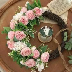 2 Pezzi Rosa Peonia Finta Fiori Di Seta Bouquet Centrotavola Di Fiori Peonia Composizione Floreale Per Matrimonio Fiori Artificiali Per La Decorazione Festa In Ufficio Decorazione Della Casa (arrosto) -Negozio Piante artificiali economico 95769804 3