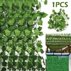 36 Fiori Finti Da 2 M, Ghirlanda Artificiale Verde, Ghirlanda Di Edera, Piante Sospese, Replica Di Nozze -Negozio Piante artificiali economico 95930892 3