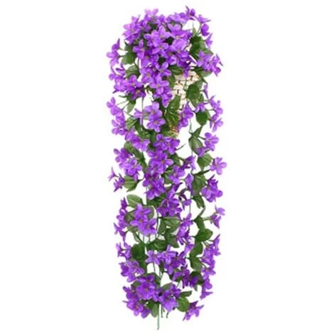 2x Piante Artificiali Edera Rampicante Piante Rampicanti Foglia Artificiale Vite Decorazione Floreale Viola, Viola Scuro 5 2x Piante Artificiali Edera Rampicante Piante Rampicanti Foglia Artificiale Vite Decorazione Floreale Viola, Viola Scuro - immagine 3