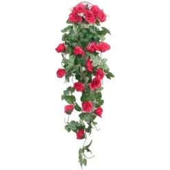 1 Pz 90 Cm Ghirlanda Di Rose Artificiali Rosse Fiori Finti Ghirlanda Di Edera Piante Appese Decorazione Di Nozze 9 1 Pz 90 Cm Ghirlanda Di Rose Artificiali Rosse Fiori Finti Ghirlanda Di Edera Piante Appese Decorazione Di Nozze -Negozio Piante artificiali economico 95930924 3