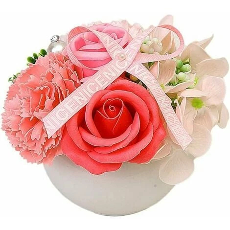 Vaso Da Fiori Artificiale In Vaso Di Plastica - Per Interni Ed Esterni - Decorazione Da Giardino, C 3 Vaso Da Fiori Artificiale In Vaso Di Plastica - Per Interni Ed Esterni - Decorazione Da Giardino, C