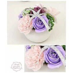 Vaso Da Fiori Artificiale In Vaso Di Plastica - Per Interni Ed Esterni - Decorazione Da Giardino ， E -Negozio Piante artificiali economico 96205567 3