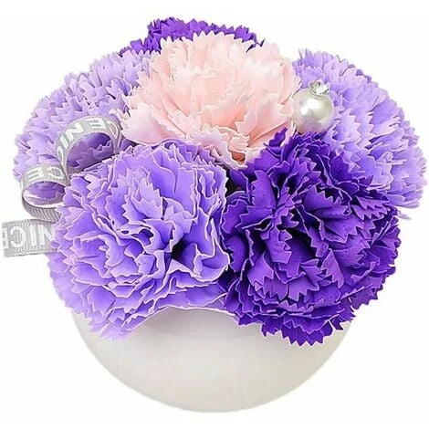 Vaso Da Fiori Artificiale In Vaso Di Plastica - Per Interni Ed Esterni - Decorazione Da Giardino, F 6 Vaso Da Fiori Artificiale In Vaso Di Plastica - Per Interni Ed Esterni - Decorazione Da Giardino, F - immagine 4