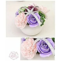 Vaso Da Fiori Artificiale In Vaso Di Plastica - Per Interni Ed Esterni - Decorazione Da Giardino ， A -Negozio Piante artificiali economico 96234992 3