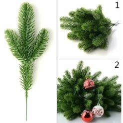 Rami Di Pino Artificiale, Rami Di Alberi Artificiali, Rami Di Alberi Artificiali, Aghi, Ghirlande, Accessori Fai Da Te Per Natale E Come Decorazione Di Casa E Ja -Negozio Piante artificiali economico 97680424 5
