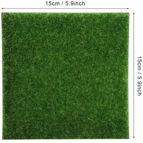 Tappetino In Erba Sintetica Per Prato Artificiale Realistico, Paesaggio Per Prato Da Giardino Per Esterni Interni Per Animali Domestici, Tappetino In Erba Finta Con Foro Di Drenaggio 10 PZ 4 Tappetino In Erba Sintetica Per Prato Artificiale Realistico, Paesaggio Per Prato Da Giardino Per Esterni Interni Per Animali Domestici, Tappetino In Erba Finta Con Foro Di Drenaggio 10 PZ - immagine 2