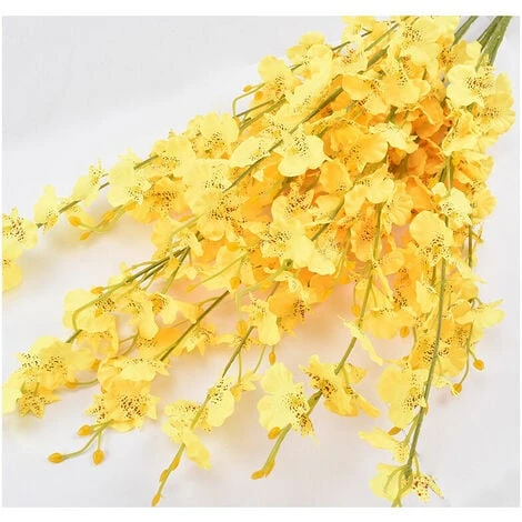 Bouquet Di Fiori Finti Decorazione Domestica Composizione Di Fiori Gialli 5 Pezzi 3 Bouquet Di Fiori Finti Decorazione Domestica Composizione Di Fiori Gialli 5 Pezzi