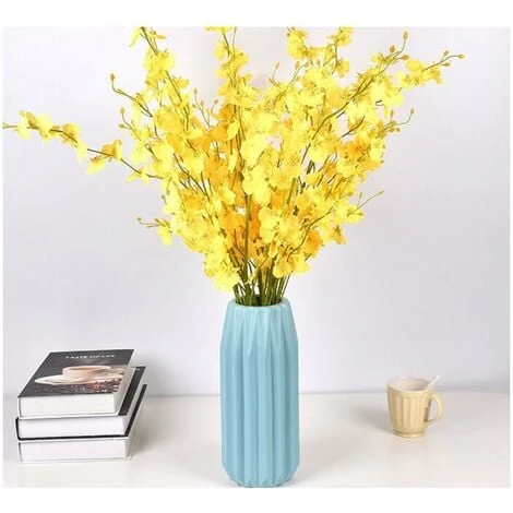 Bouquet Di Fiori Finti Decorazione Domestica Composizione Di Fiori Gialli 5 Pezzi 4 Bouquet Di Fiori Finti Decorazione Domestica Composizione Di Fiori Gialli 5 Pezzi - immagine 2